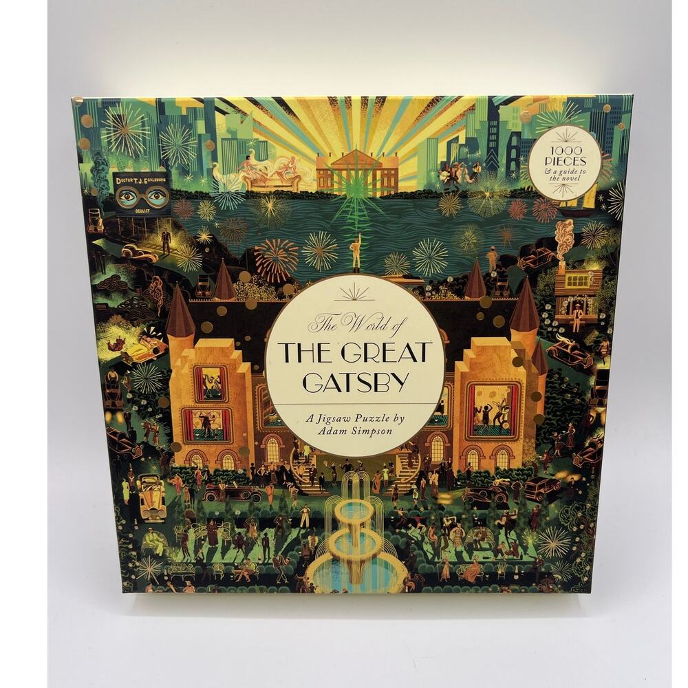 The Great Gatsby 1000‎ Piece Puzzle Jigsaw Adam Simpson